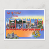 インディアナヴィンテージ大文字葉書 ポストカード (正面)