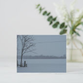 インディアナ中部の雪景色 ポストカード (スタンド正面)
