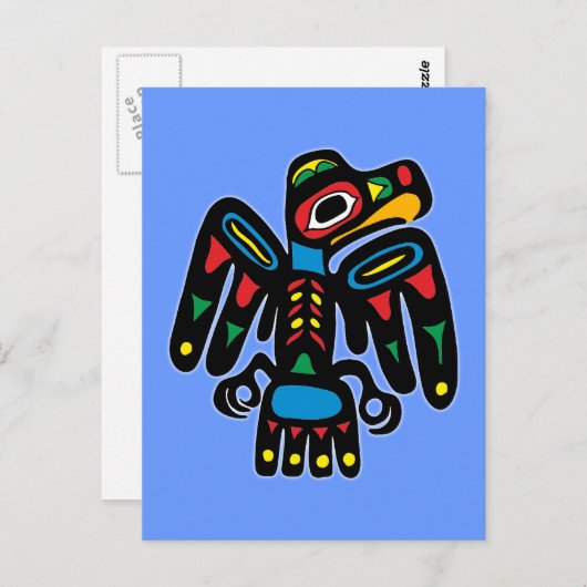 インディアナ先住民アメリカンラベレーベン ポストカード (正面/裏面)