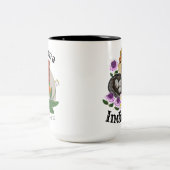 インディアナ北部深紅色と先住民植物 ツートーンマグカップ (中央)