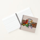 インディアナ北部深紅色と先住民植物 ノートブック (内部)