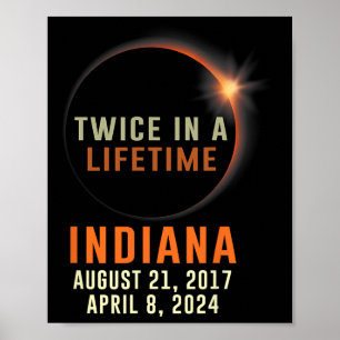 インディアナ太陽のトータルエクリプス20歳で2回食 ポスター