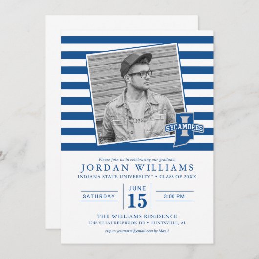 インディアナ州の大学院生 案内状 (正面/裏面)