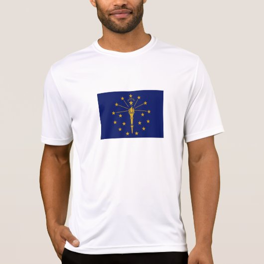 インディアナ州の旗 Tシャツ (正面)