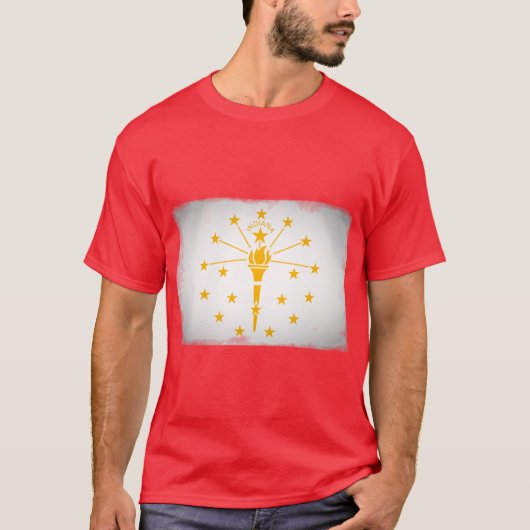 インディアナ州の旗 Tシャツ (正面)