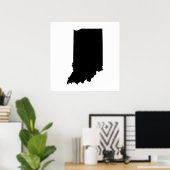 インディアナ州の概要 ポスター (ホームオフィス)