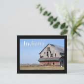 インディアナ州の納屋 ポストカード (スタンド正面)