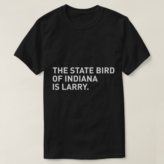 インディアナ州の鳥はラリーTシャツ Tシャツ (デザイン正面)