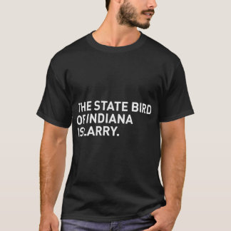 インディアナ州の鳥はラリーTシャツ Tシャツ
