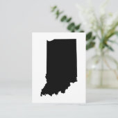 インディアナ州へ引っ越しのお知らせを作成する ポストカード (スタンド正面)