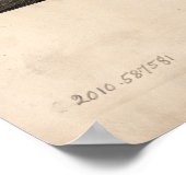 インディアナ州エバンズビルのパノラマの景色(1880) ポスター (角)