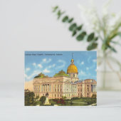 インディアナ州キャピトル、インディアナポリス、インディアナ ポストカード (スタンド正面)