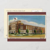 インディアナ州ゲーリーにある古メソジスト病院 ポストカード (正面/裏面)