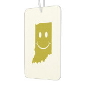 インディアナ州シェイプ顔 カーエアーフレッシュナー (左)