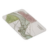 インディアナ州ジェファーソンビル：地図 マグネット (右側)