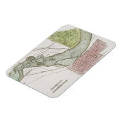 インディアナ州ジェファーソンビル：地図 マグネット (左側)