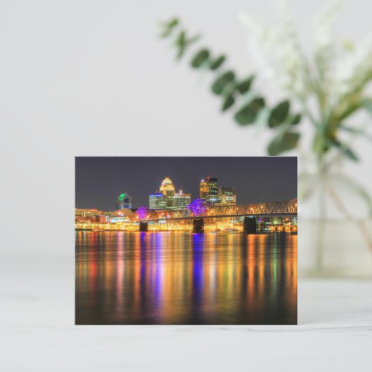 インディアナ州ジェファーソンville, アメリカ ポストカード (スタンド正面)