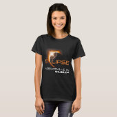 インディアナ州ノーブルズビルでの皆既日食 Tシャツ (正面フル)