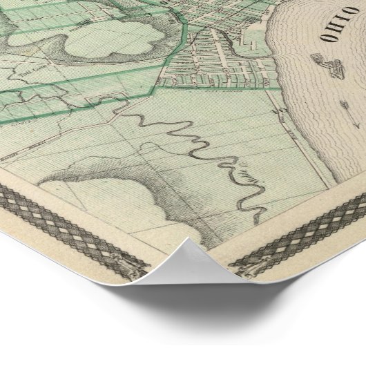 インディアナ州フロイド市の計画 ポスター (角)