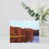 インディアナ州ブラウン郡のはがき秋 ポストカード (スタンド正面)