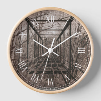 インディアナ州ブリーデンの橋 壁時計