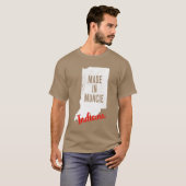 インディアナ州マンシー製 2 Tシャツ (正面フル)
