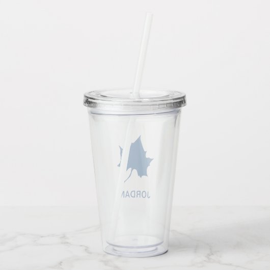 インディアナ州リーフ アクリルタンブラー (裏面)