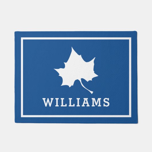 インディアナ州リーフ ドアマット (正面)