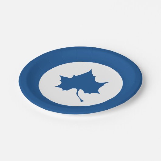 インディアナ州リーフ ペーパープレート (アングル)