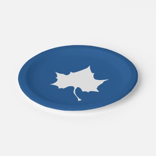 インディアナ州リーフ ペーパープレート (アングル)