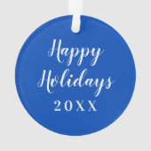 インディアナ州ロゴ オーナメント (裏面)