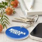 インディアナ州ロゴ キーホルダー (正面右)