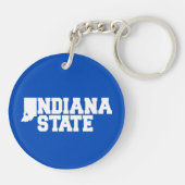 インディアナ州ロゴ キーホルダー (裏面)