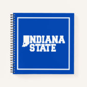 インディアナ州ロゴ ノートブック (正面)