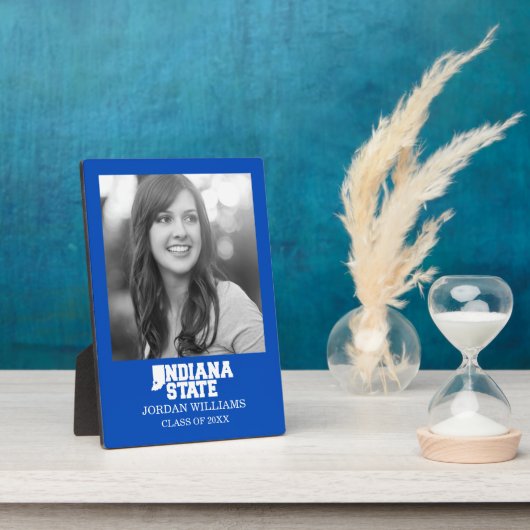 インディアナ州ロゴ フォトプラーク (側面)