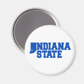 インディアナ州ロゴ マグネット (正面/裏面)