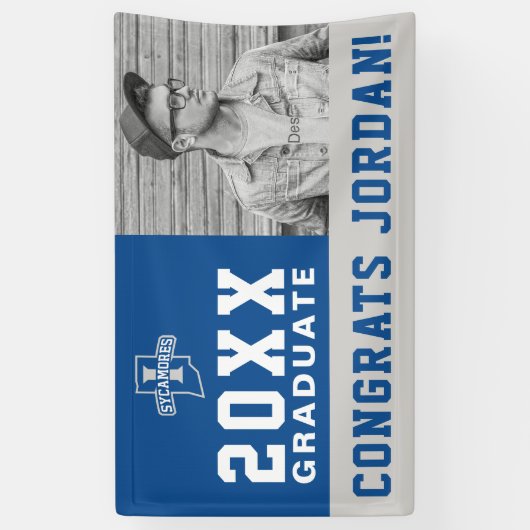 インディアナ州卒業生 横断幕 (縦)