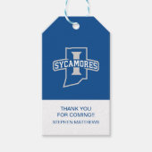 インディアナ州大学卒業 ギフトタグ (正面)