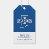 インディアナ州大学卒業 ギフトタグ (裏面)