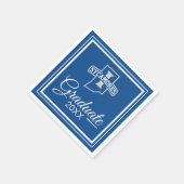 インディアナ州大学卒業 スタンダードカクテルナプキン (角)