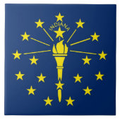 インディアナ州旗のタイル タイル (正面)