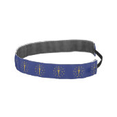 インディアナ州旗 アスレチックヘッドバンド (右)