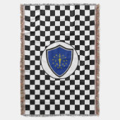 インディアナ州旗 スローブランケット (正面縦)