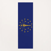 インディアナ州旗(米国州) ヨガマット (正面)