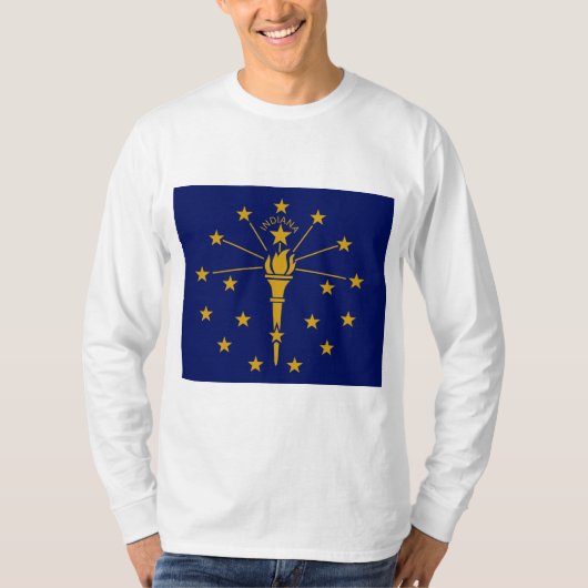 インディアナ州旗 Tシャツ (正面)