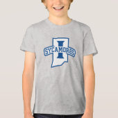 インディアナ州立大学シカモアズ トライブレンドＴシャツ (正面)