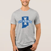 インディアナ州立大学シカモアズ トライブレンドＴシャツ (正面)