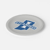 インディアナ州立大学シカモアーズ ペーパープレート (アングル)