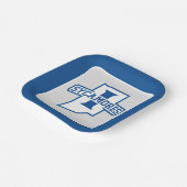 インディアナ州立大学シカモアーズ ペーパープレート (傾斜あり)