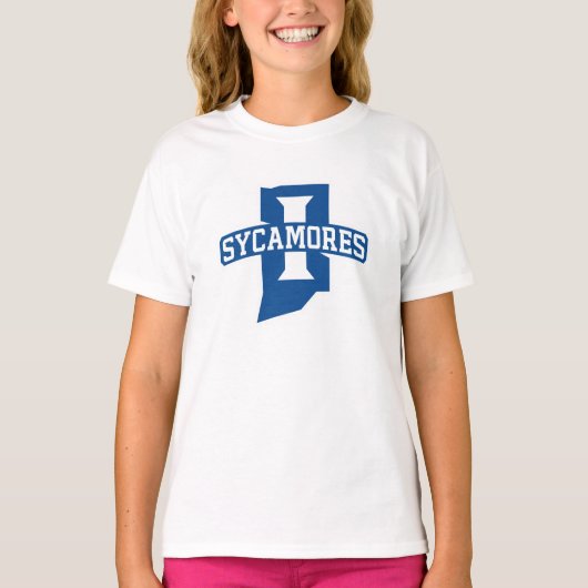 インディアナ州立大学シカモアーズ Tシャツ (正面)